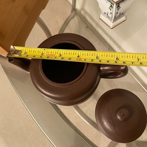 Chinese Zisha Teapot Sand Fired Ceramic Tea Pot with Velvet Lined Gift Box - Picture 4 of 7